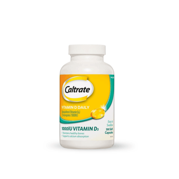 CALTRATE VITAMIN D 1000IU CAPS 60'S
