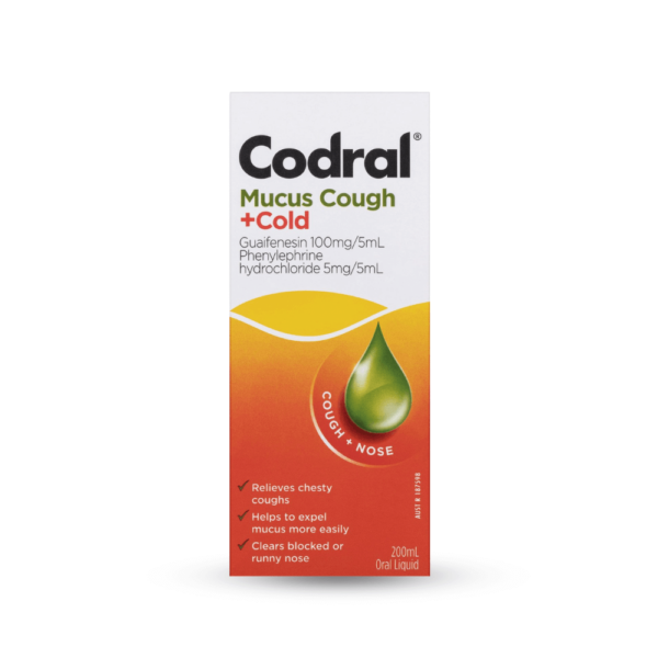 CODRAL MUCUS COUGH + COLD 200ML