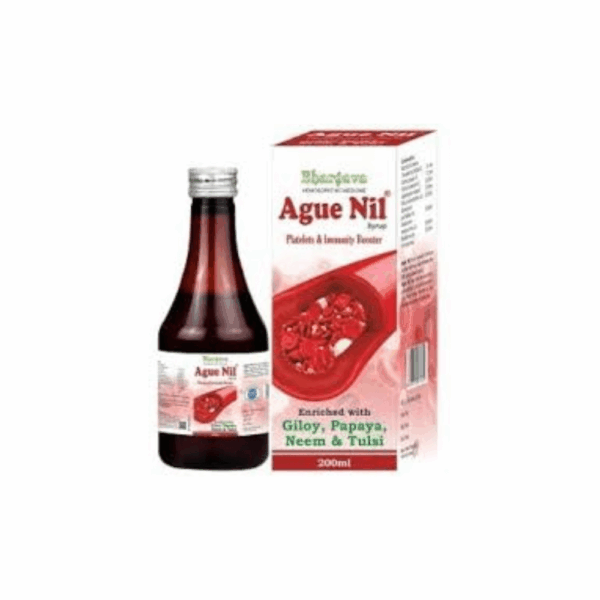 AGUE NIL SYRUP 200ML( GILOY,PAPAYA,NEEM)