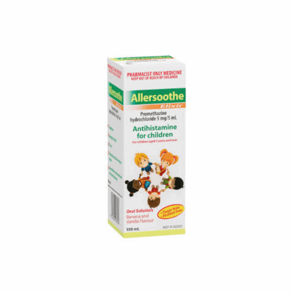ALLERSOOTHE ELIXER 5MG/5ML (PROMETHAZINE)