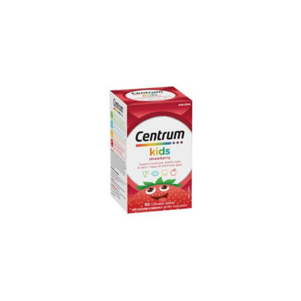CENTRUM KIDS CHEW STRAWBERRY 60'S