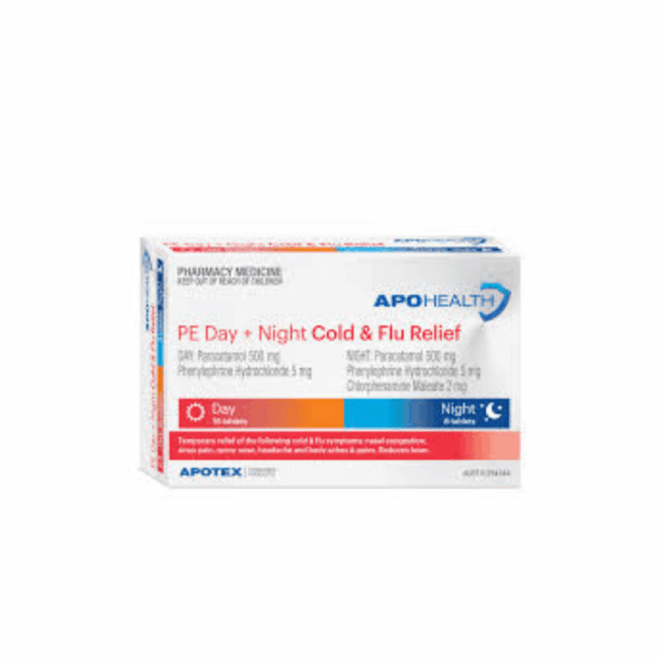 APO HEALTH COLD&FLU + COUGH RELIEF PE - CAP 24s