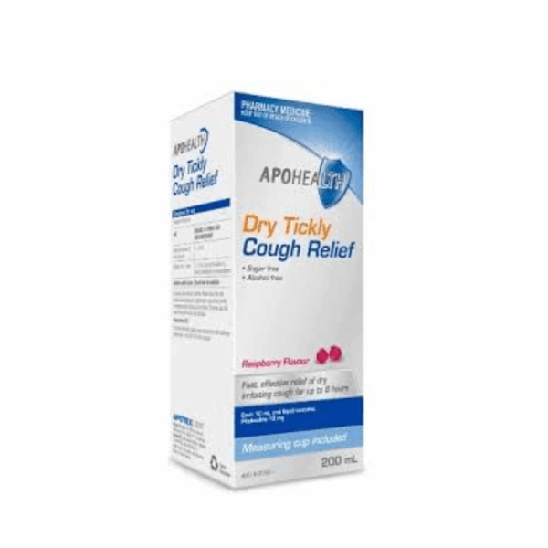 APO HEALTH DRY TRICKLY COUGHR/F  FORTE