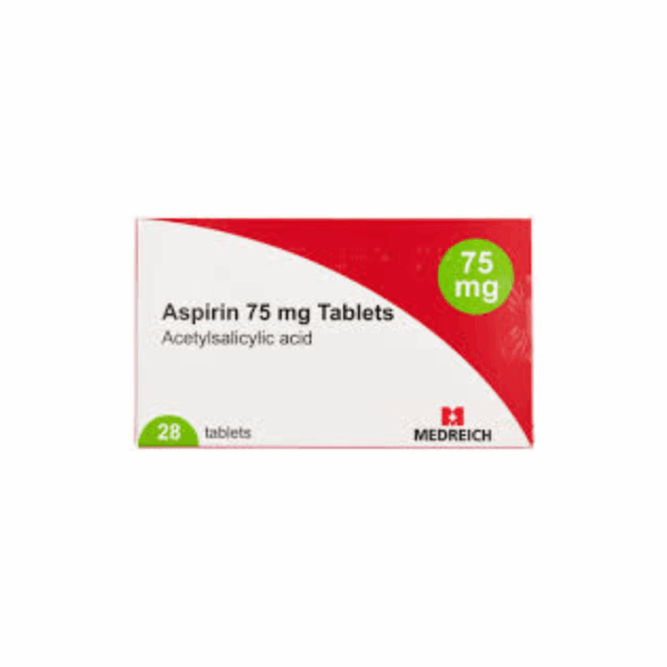 ASPIRIN TABS 75MG 28'S (MEDREICH)