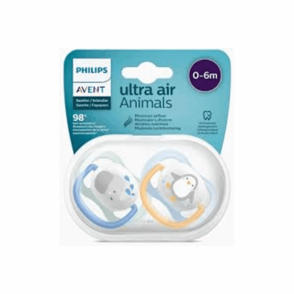 AVENT SCF080/05 U/AIR SOOTHER 0-6M BOY EL/PANG