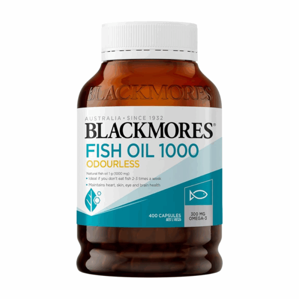 B/MORES ODOURLESS FISH OIL 1000MG 400 CAPS