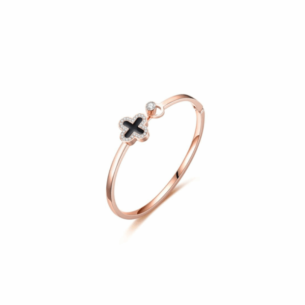 B/T METAL CUFF ELASTIC ROSE BT1838