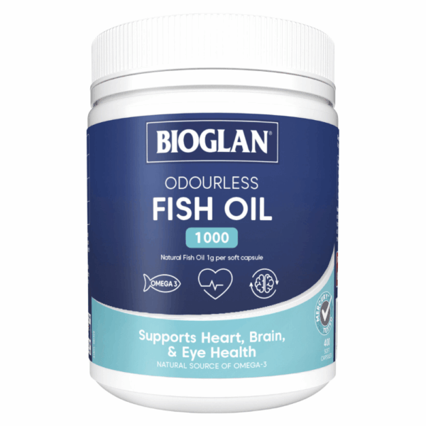 BIOGLAN 542273 ODOURLESS FISH OIL 1000MG 400'S