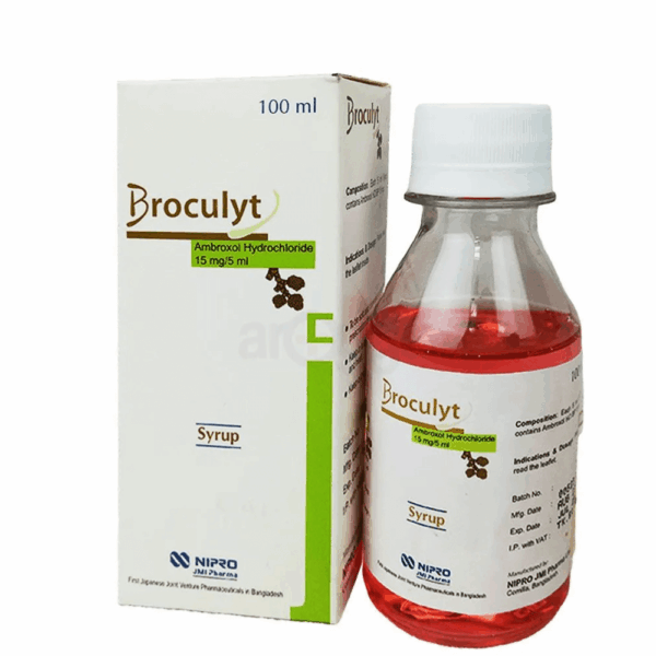 BROCULYT SYRUP - 15MG/15ML SYRUP 100ML