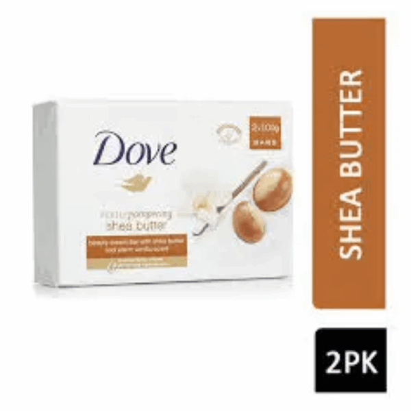 DOVE BAR SHEA BUTTER 2X100G