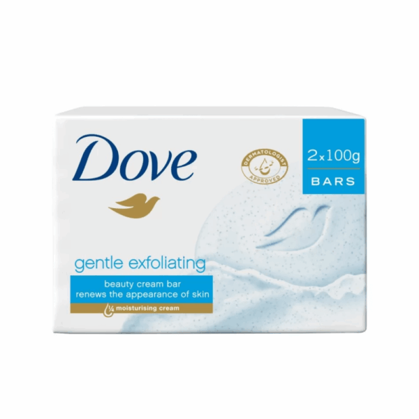 DOVE GENTLE EXFOLIATING BAR 2X100G