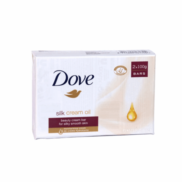 DOVE SILK CREAM OIL BAR 2X100G