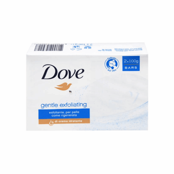 DOVE SOAP  G/EXFOLIATING TWIN PACK 2X100G