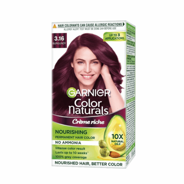 GARNIER 489 COL NAT 3.16 BURGUNDY