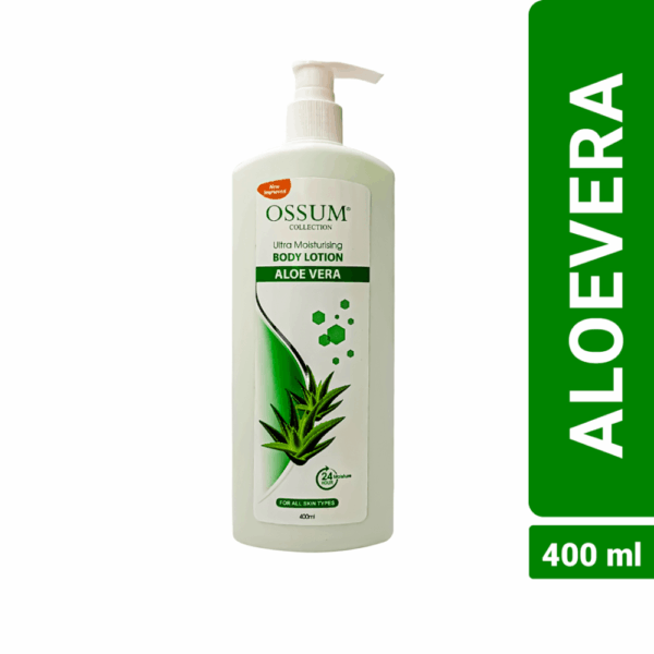 OSSUM U/MOIST B/LOTION ALOE VERA 400ML