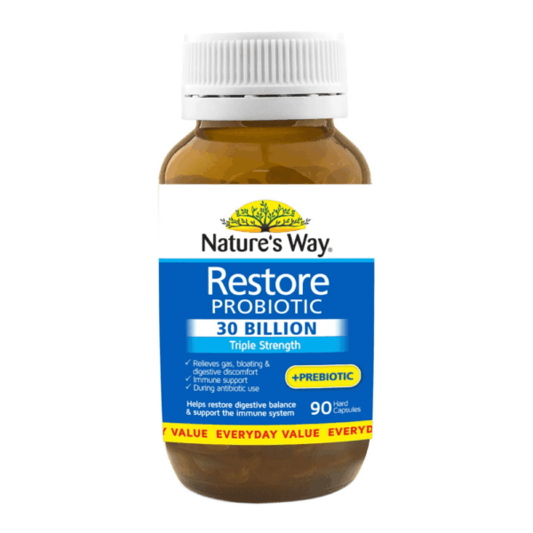 Nature’s Way Restore Probiotic 30 Billion – 90 Capsules