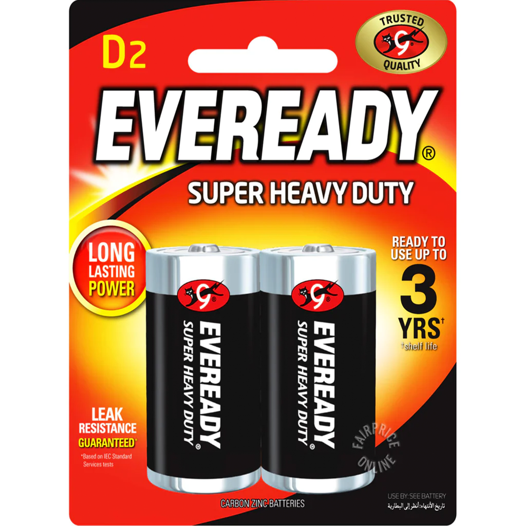 Super Heavy Duty D Batterien